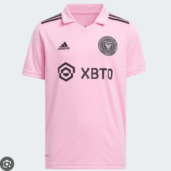 Adidas 23/24 Miami CF Home Jersey Messi 10 Pink Small NWT in packaging - Picture 5 of 13